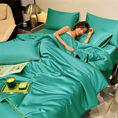 Lekka oddychająca kołdra chłodząca do spania