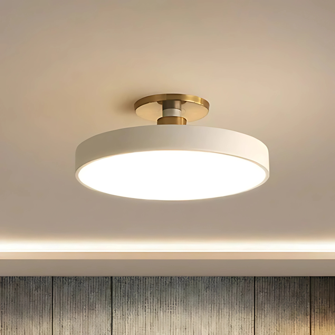 Moderne luci da soffitto in acrilico a montaggio a filo