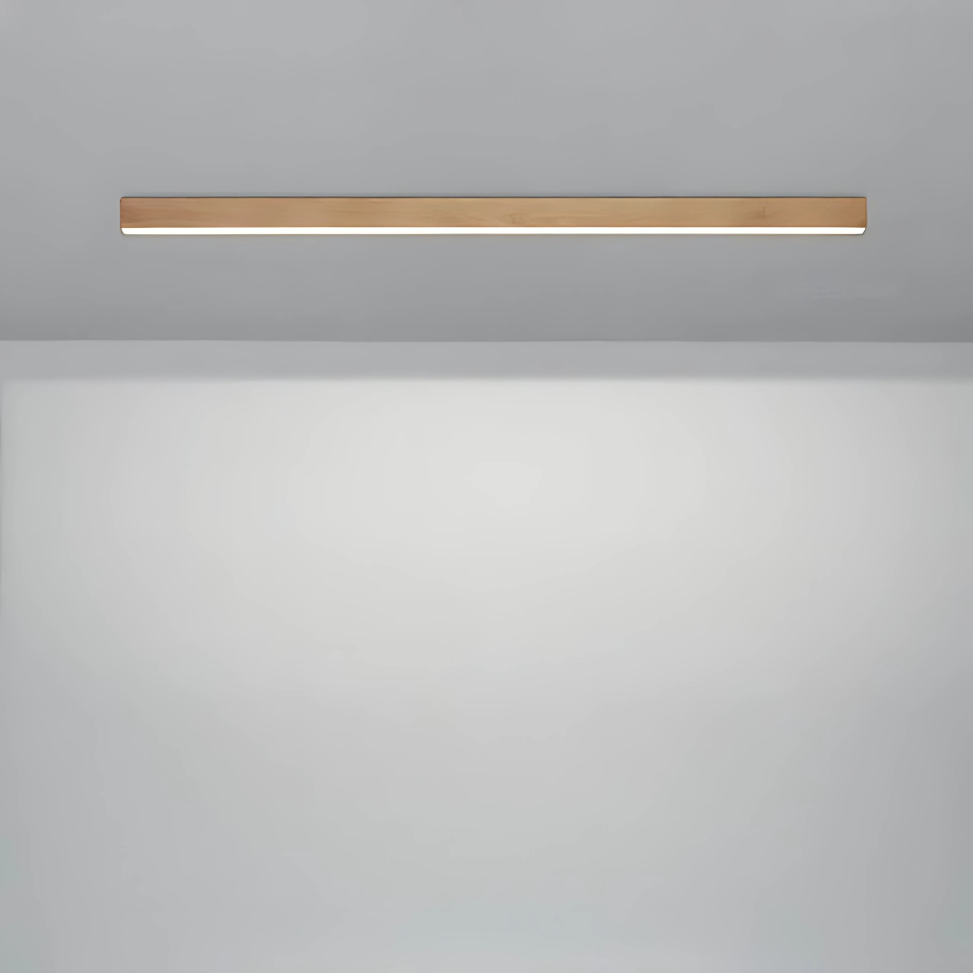 Ceiling Lights Modern Wood Linear Bar Fixture