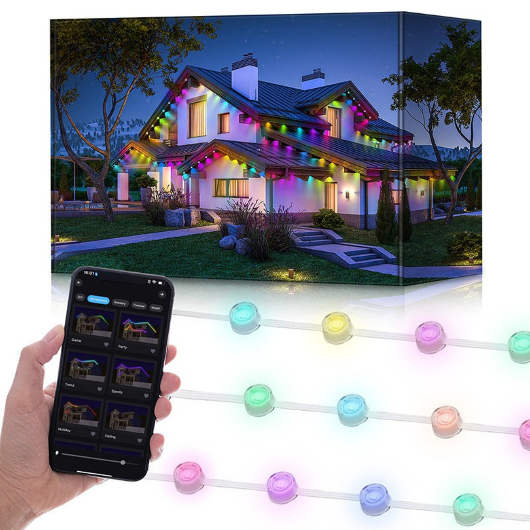 Luces Navideñas Inteligentes LED para Exterior