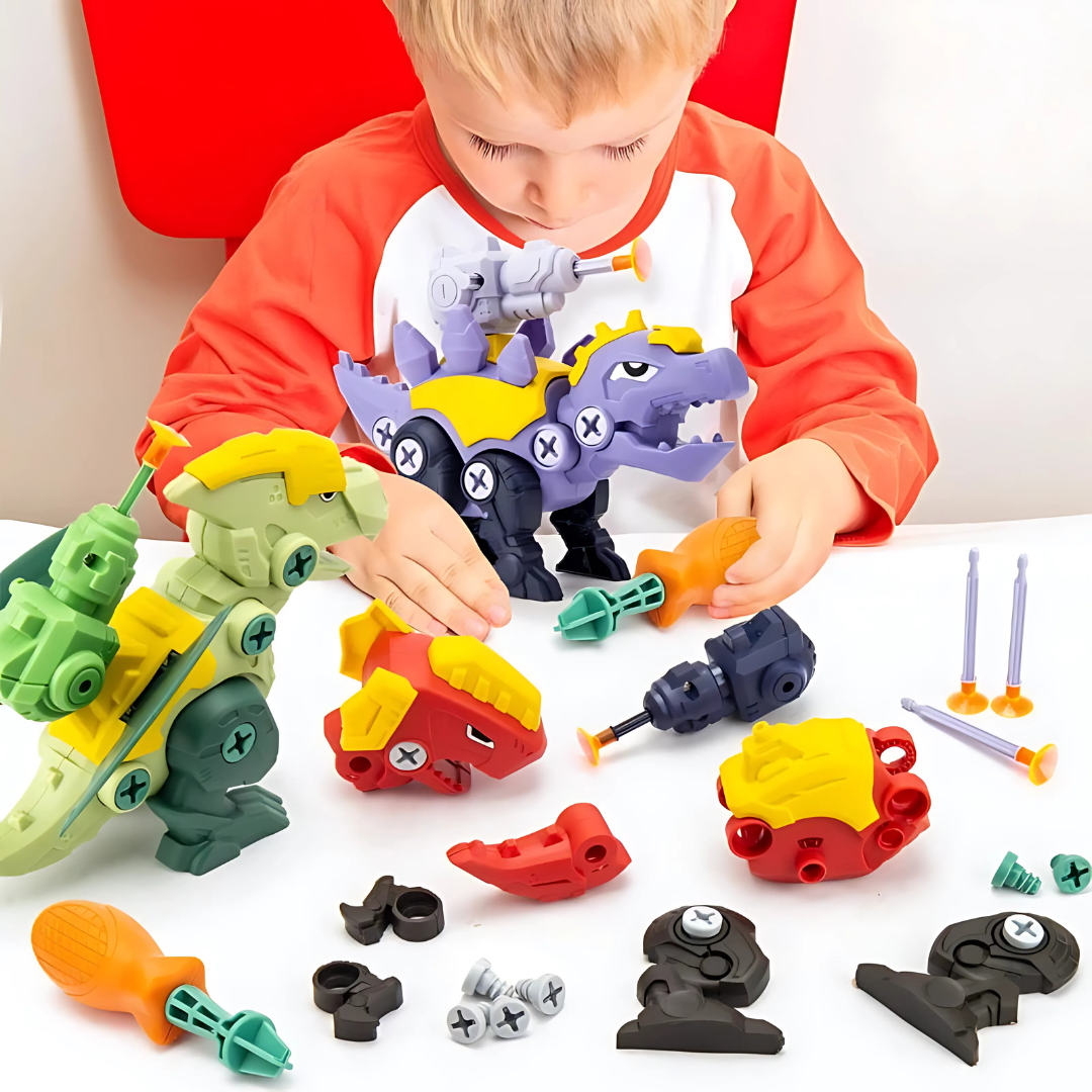 Kids Dinosaur Construction Building Toy Set