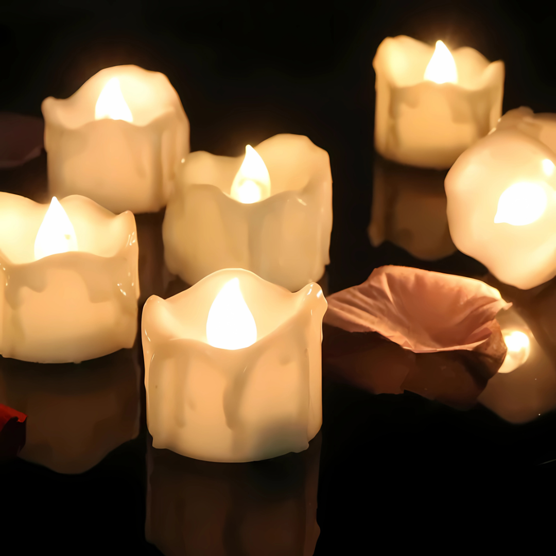 Velas de té LED parpadeantes sin llama