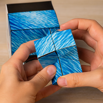 Magnetyczna składana kostka do zabawy antystresowej