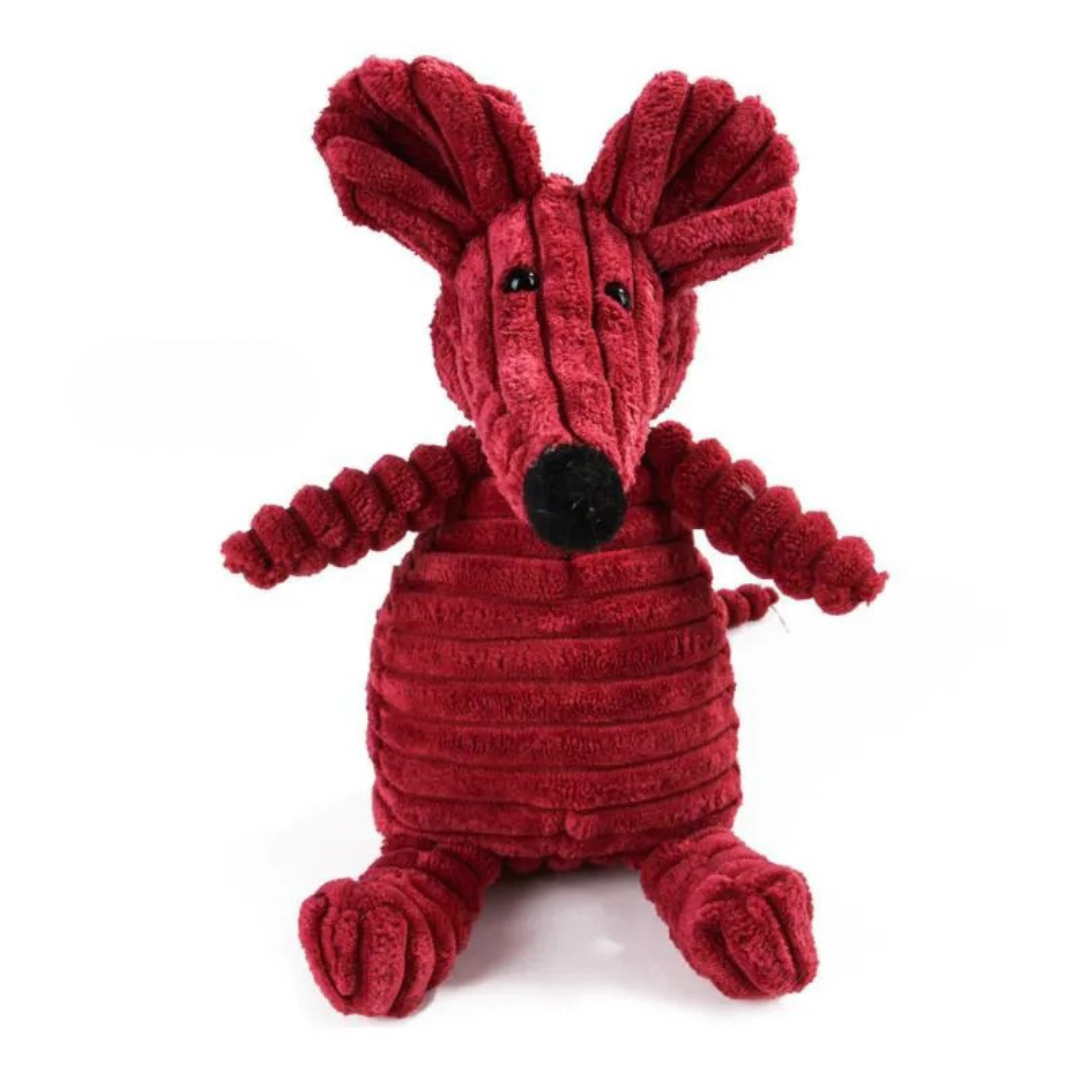Giocattolo per cane in peluche con squeaky da masticare animale