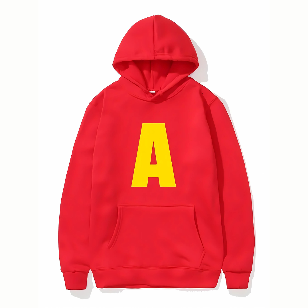 Sudadera con capucha de disfraz de ardilla listada de Halloween unisex de forro polar | Manga larga