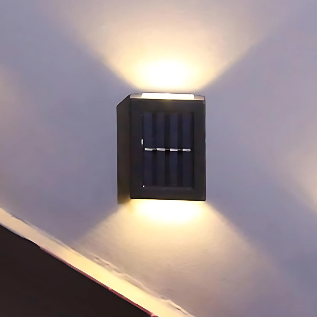Solar-Wandlampen Außen Wasserdichte LED-Lampe