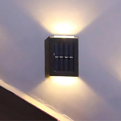 Solar-Wandlampen Außen Wasserdichte LED-Lampe