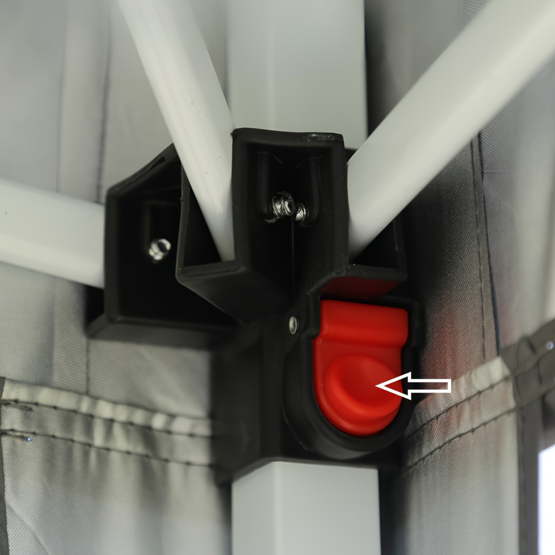 Gartenpavillon Grau Stahl Outdoor Partyzelt