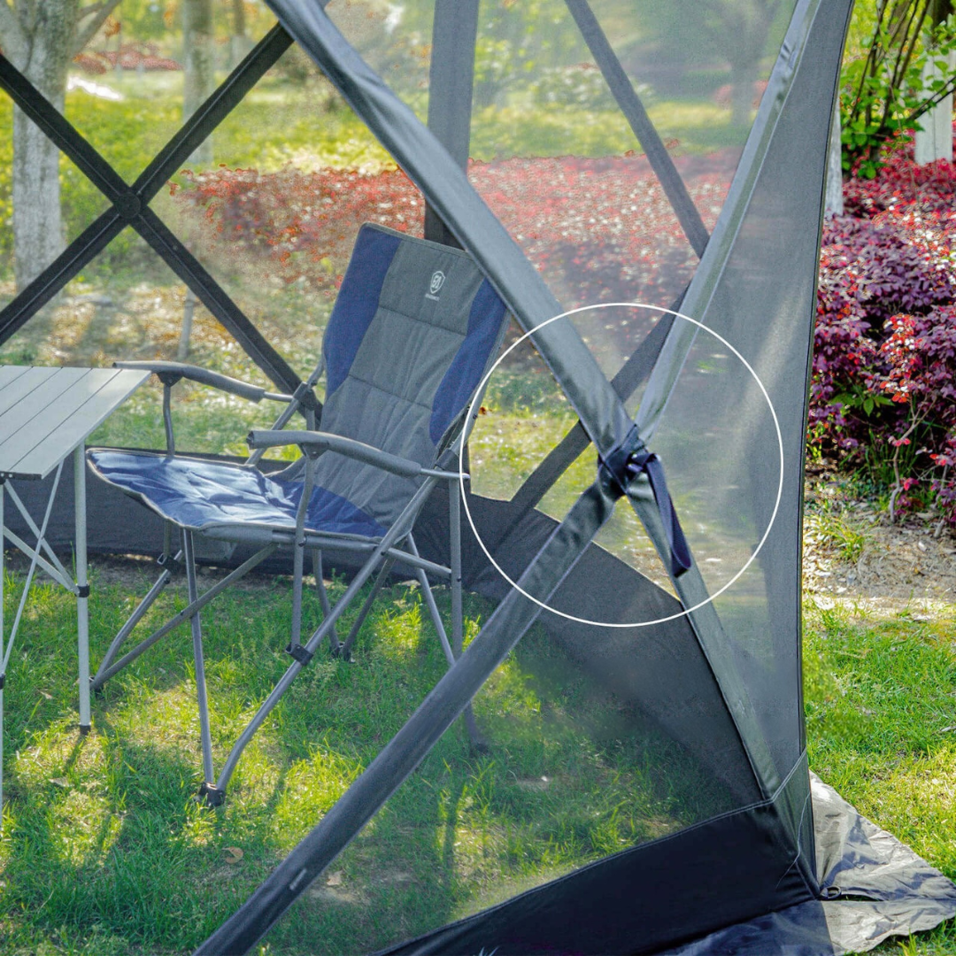 Pop Up Gazebo with Mesh Sides for Garden