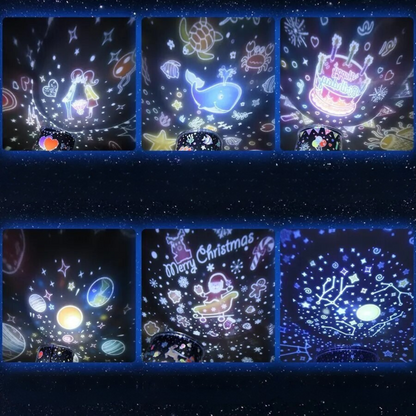Projecteur d'étoiles veilleuse pour chambre d'enfants