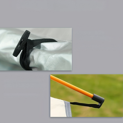 Namiot kempingowy z wentylacją z siatki i osłoną przeciwsłoneczną