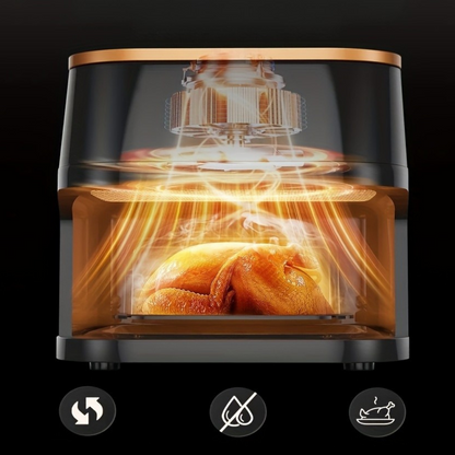 Grand four à air chaud numérique en acier inoxydable