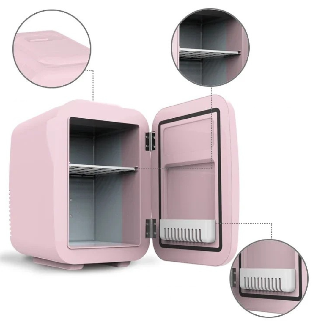 Mini nevera silenciosa portátil para viajes