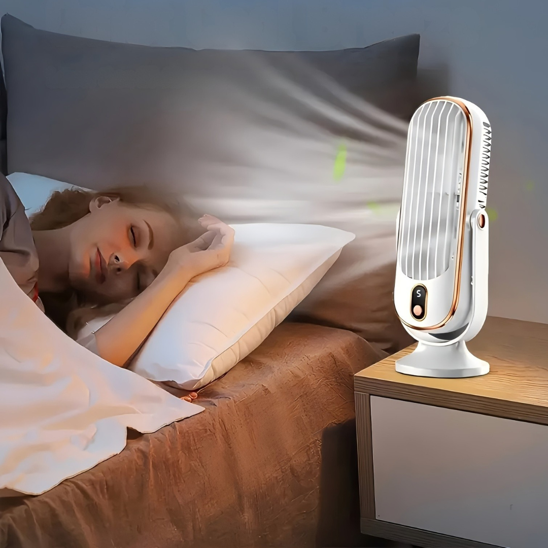 Ventilateur de bureau portable USB avec rotation