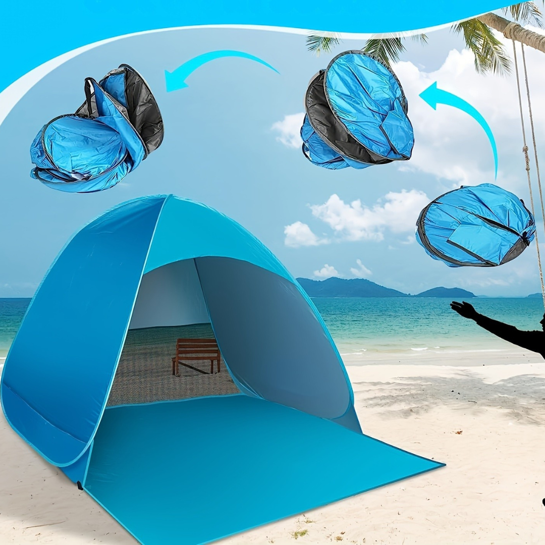 Pop-up-Strandzelt zum Sonnenschutz
