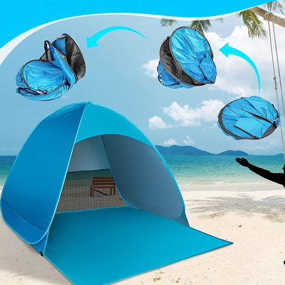 Pop-up-Strandzelt zum Sonnenschutz