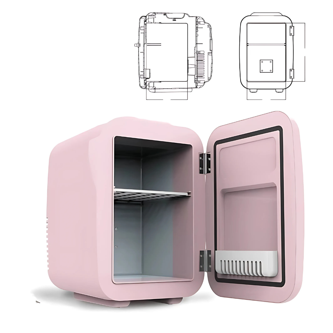 Mini réfrigérateur silencieux portable pour voyage