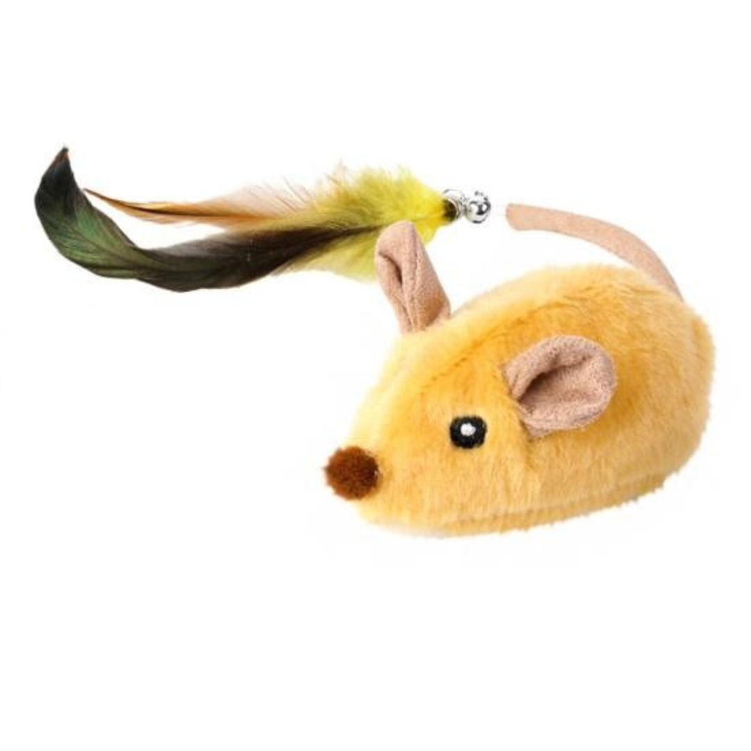 Cat Toy Interactive Plush Mouse with Tail