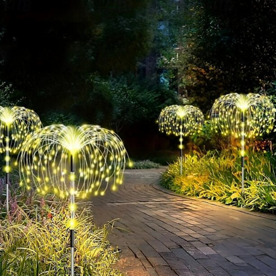 Luces de jardín solares LED para decoración exterior