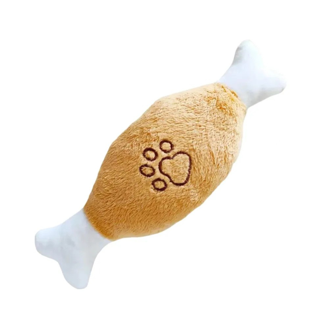 Giocattolo per cane in peluche con squeaky da masticare animale