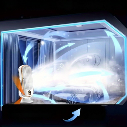 Ventilateur de bureau portable USB avec rotation