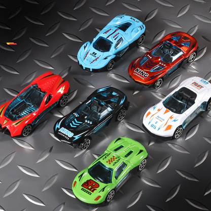 Toy Car Launcher Set Manual Racing Track