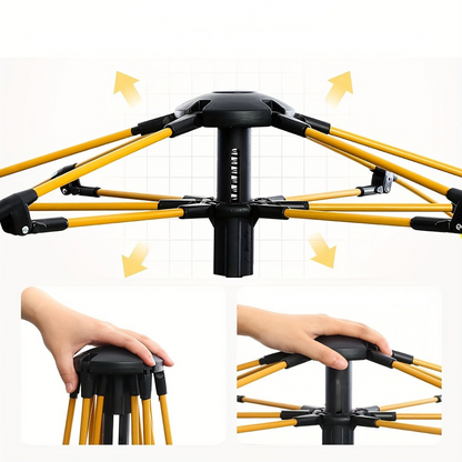 Namiot schroniskowy z ramą z tkaniny Oxford