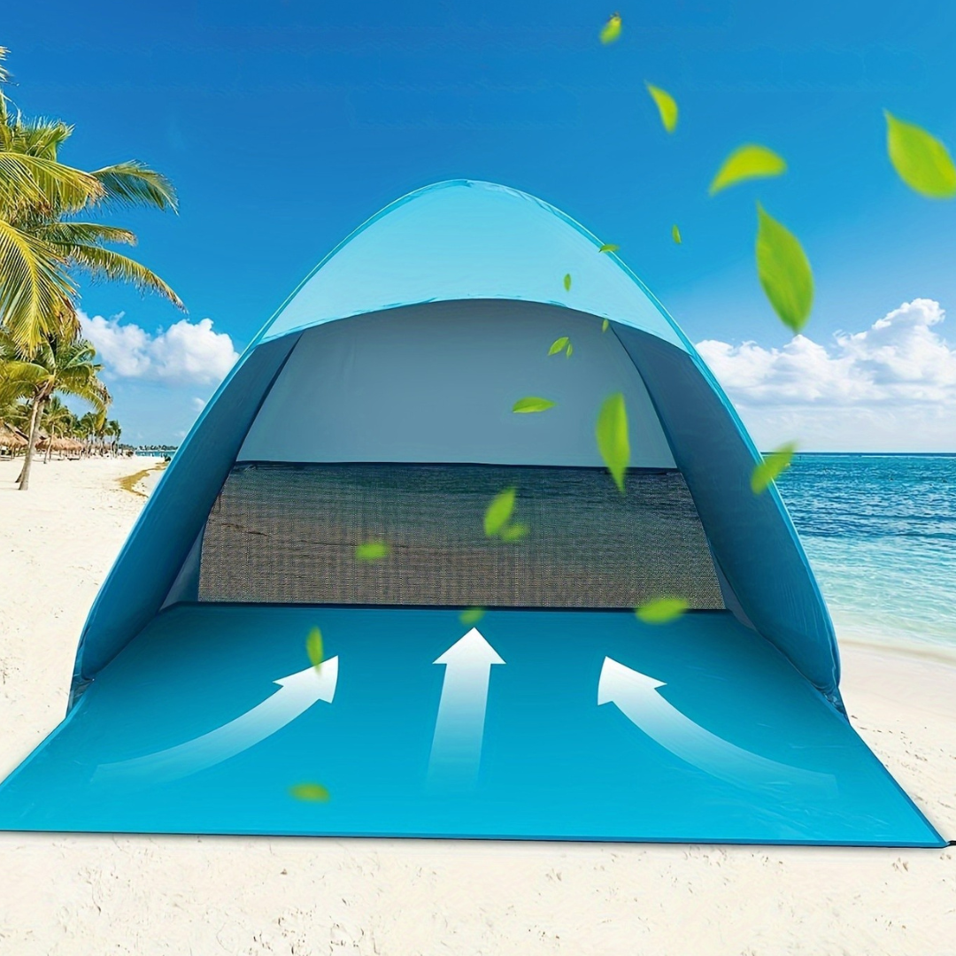 Pop-up-Strandzelt zum Sonnenschutz