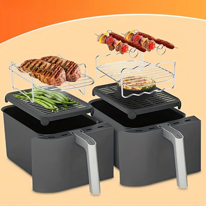 Air Fryer Accessories Set with BBQ Skewers