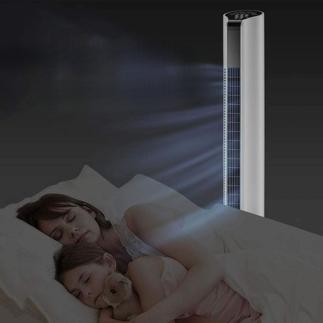 Wentylator kolumnowy oscylujący stojący chłodzący pomieszczenie