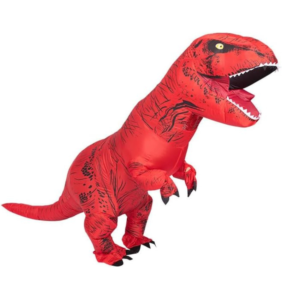 Disfraz inflable de dinosaurio unisex para Halloween | Mono gigante de cuerpo completo
