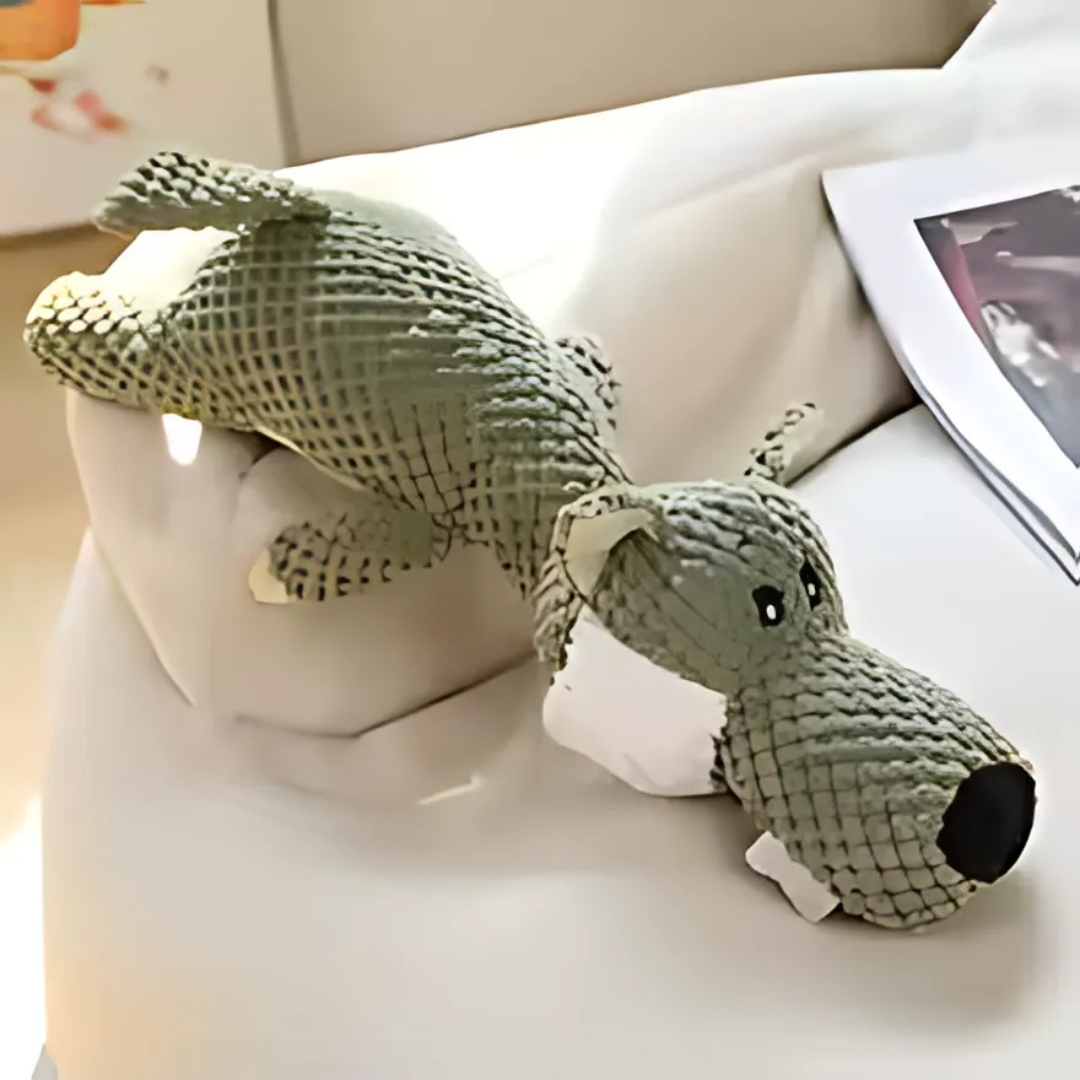 Jouet à mâcher pour chien design animal en peluche