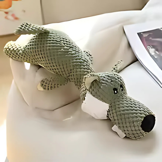 Jouet à mâcher pour chien design animal en peluche