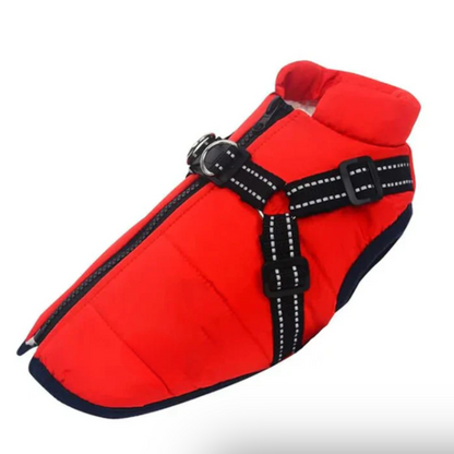 Harnais manteau pour chien pour les promenades d'hiver