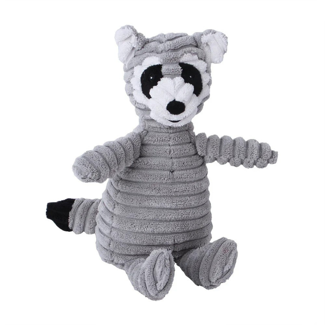 Giocattolo per cane in peluche con squeaky da masticare animale