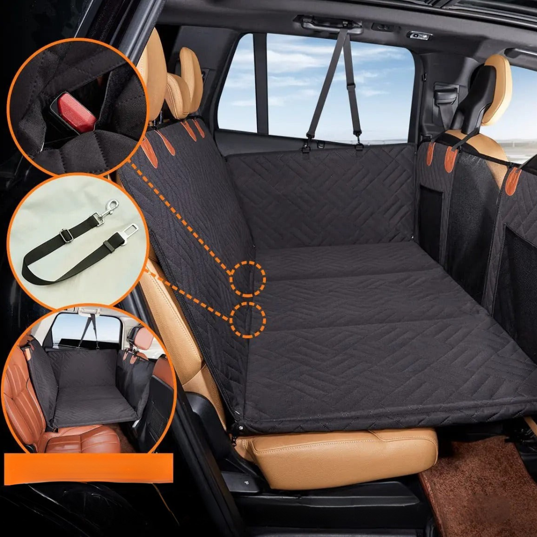 Housse de siège de voiture pour chien, tapis hamac étanche