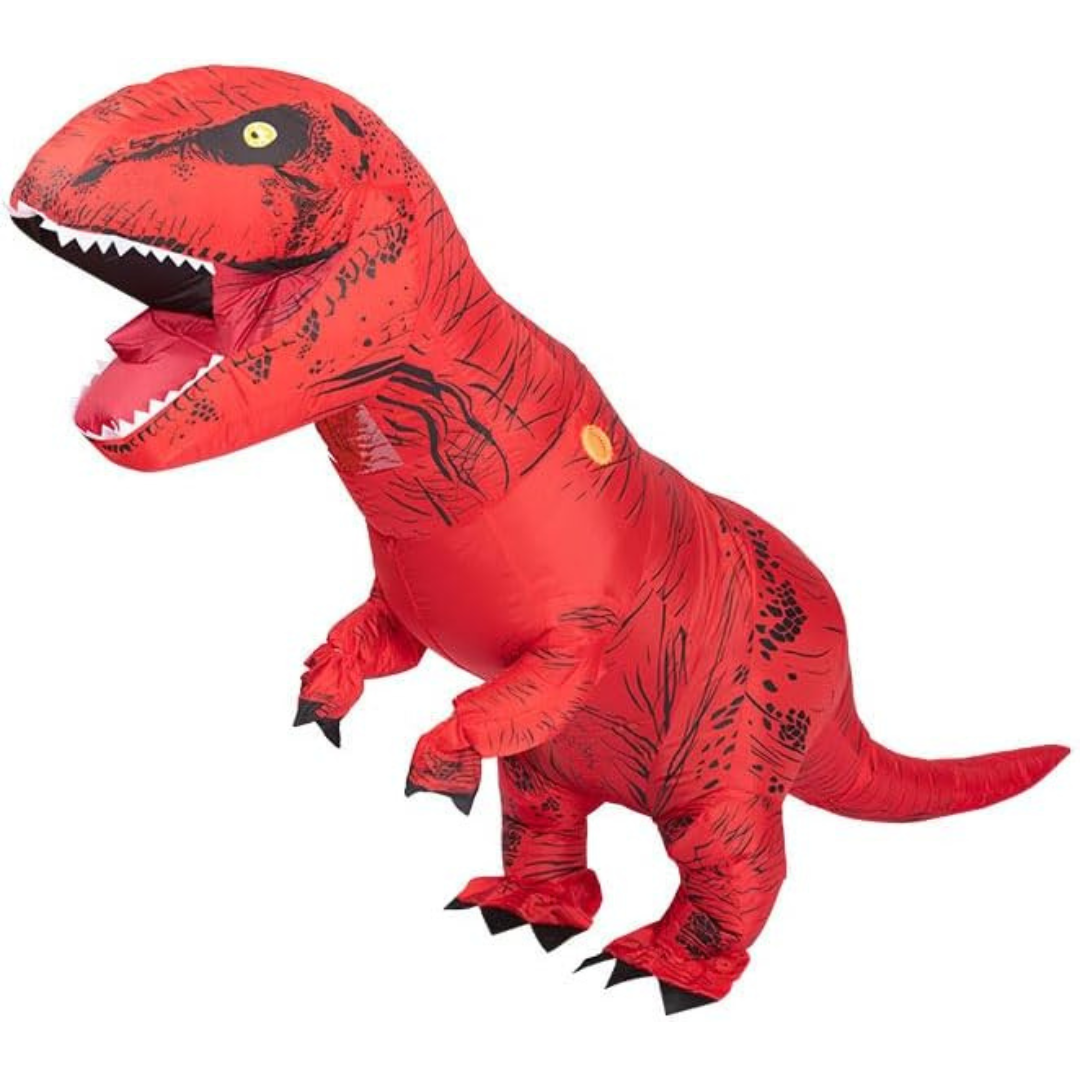 Disfraz inflable de dinosaurio unisex para Halloween | Mono gigante de cuerpo completo