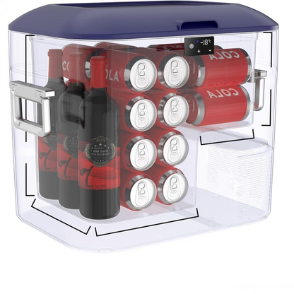 Réfrigérateur congélateur portable pour voiture, glacière compacte