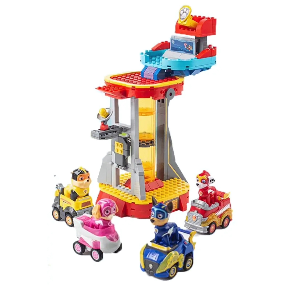 Action-Figur Spielset Turm Auto Spielzeug Set