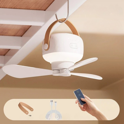 Remote Controlled Ceiling Fan with Light