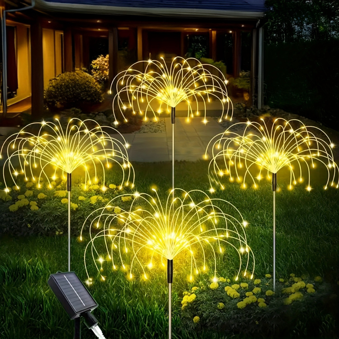 Luces de jardín solares LED para decoración exterior