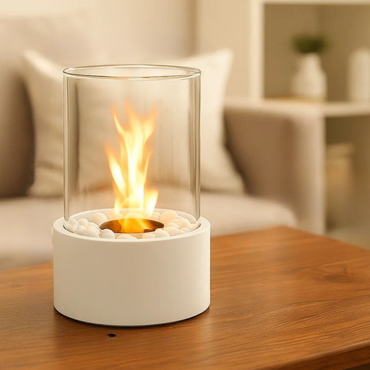 Tragbarer Tisch-Metall-Innenkamin