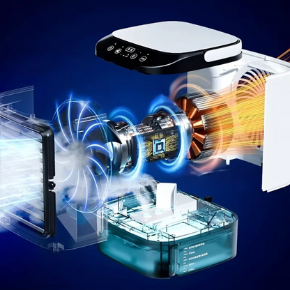 Przenośny wentylator chłodzący powietrze cichy regulowany nawilżacz