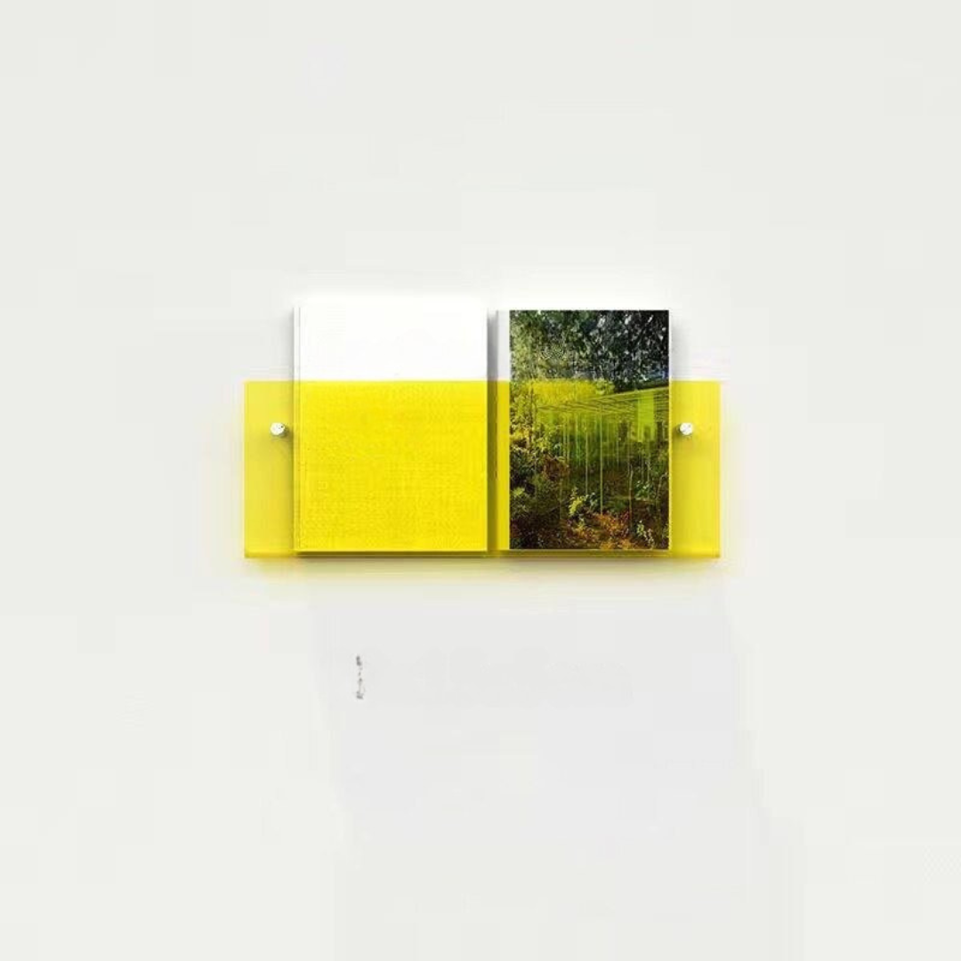 Wandregal Klarer Acryl-Zeitschriftenhalter
