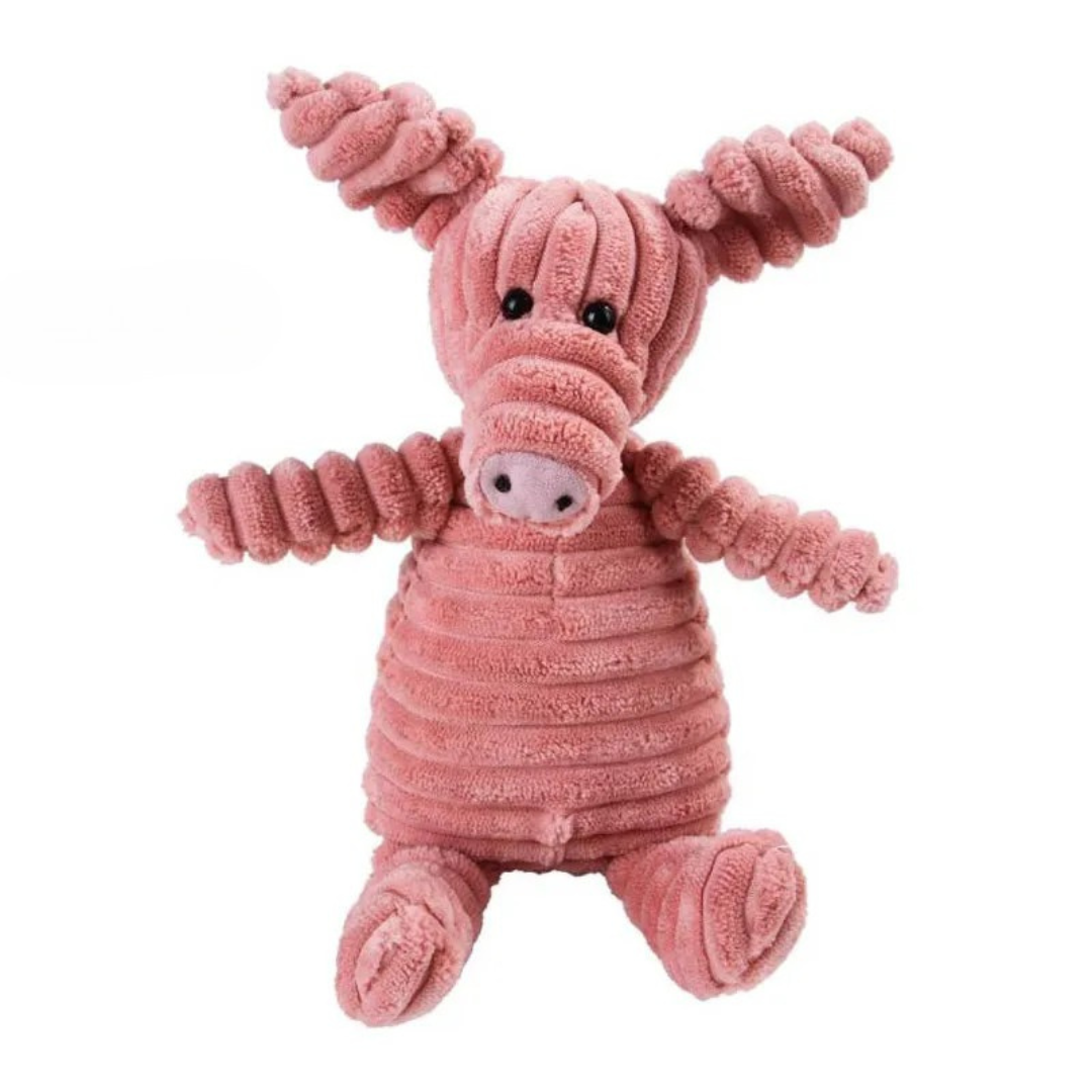 Giocattolo per cane in peluche con squeaky da masticare animale