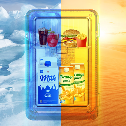 Mini-Kühlschrank Tragbarer Kühler und Wärmer