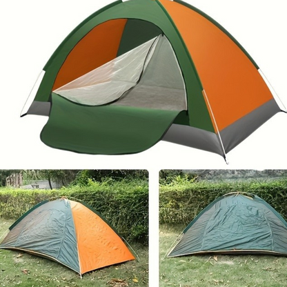 Tente de camping pop-up avec porte zippée
