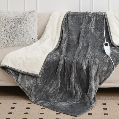 Elektryczny koc bawełniany podgrzewany z możliwością prania i automatycznym wyłączaniem