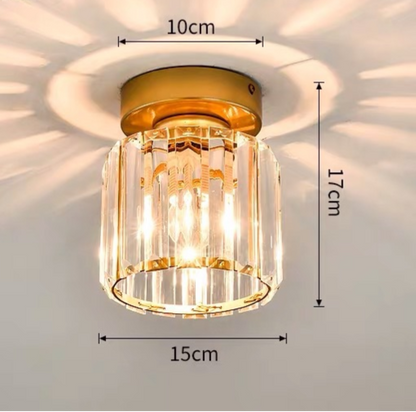 Ceiling Light Crystal Flush Mount Modern Fixture