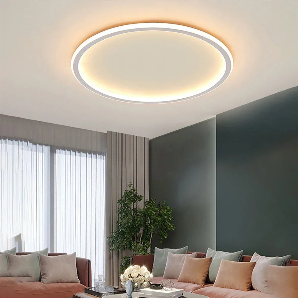 Lampade da soffitto moderne plafoniera LED rotonda